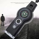 7 in 1 Emergency Survival Hiking Gear,Safety Whistle with
