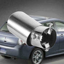 Car Universal Chrome Stainless Steel Rear Round Exhaust Muffler Tail Pipe N C6E7