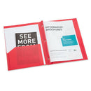 2-Pocket Letter Size-Folders Poly File Portfolio Folder with 3-Prong Fasten B8I6