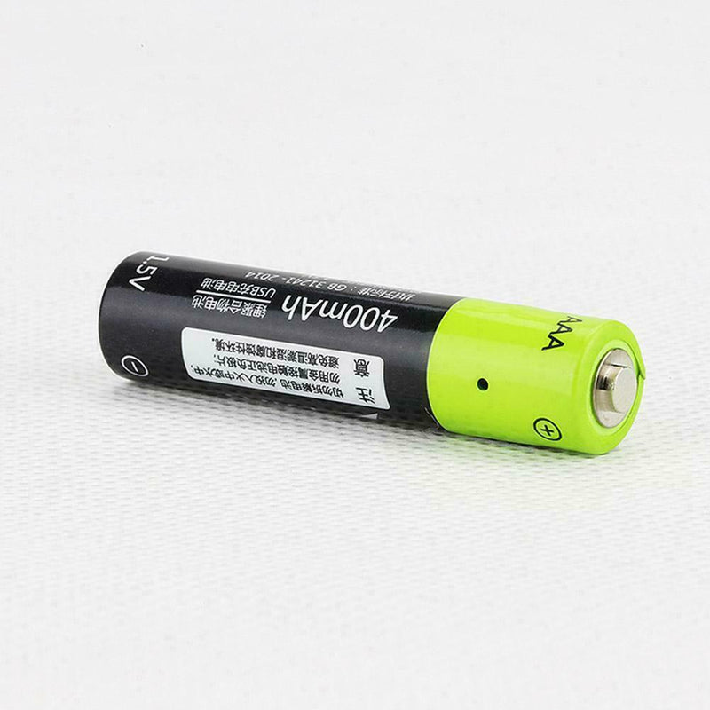 2pc 4 AAA 1.5 V charger USB rechargeable AAA Li-po-Battery Battery. I5W3 Ba R4E5