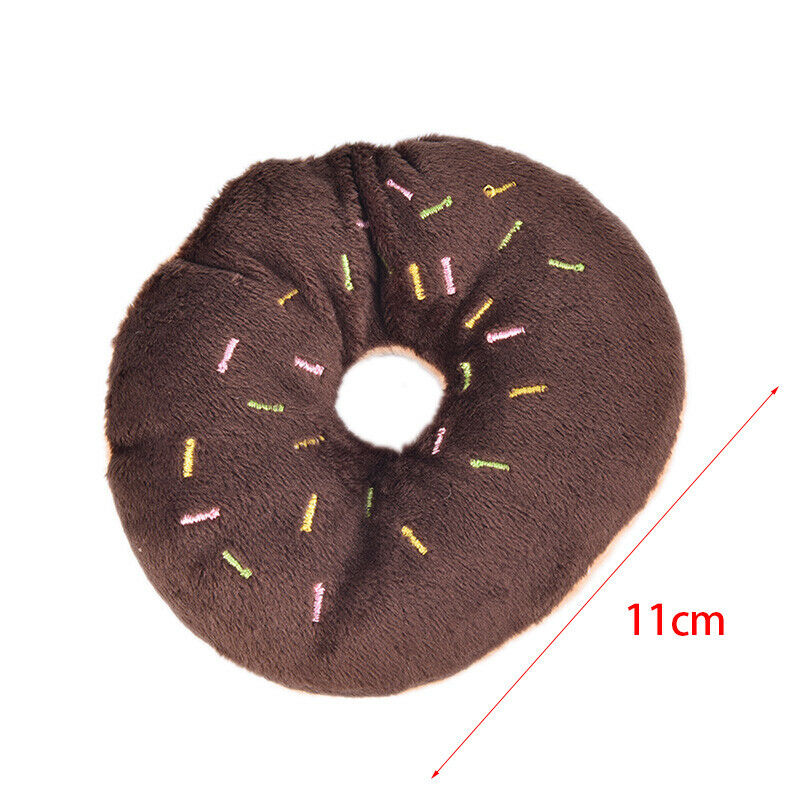 1PC Innovative Puppy Cat Squeaky Donut Toys Pet Dog Chew Throws For Pet Prod_SE