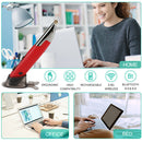 PR-A19 Wireless Optical Pen Mouse 2.4GHz USB Bluetooth Air Mouse (Red) A