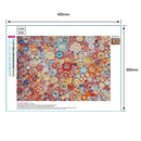 5D DIY Full Drill Diamond Painting Colorful Circles Cross Stitch Embroidery Kits