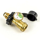 Propane Tank Adapter Level Indicator with Gauge for BBQ Grills Camping Stove