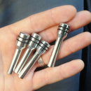 2pcs Aluminum Universal Car Interior Door Lock Stick Knob Pull Pin Lift Button