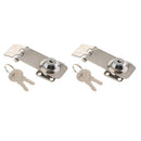 2pcs Door Locking Hasp Stainless Steel Boat Marine Safety Hatch Cabin Lock