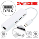USB-C USB 3.1 Type C to USB RJ45 Ethernet Lan Adapter Hub Cable for Macbook top