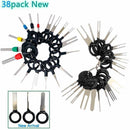 38Pcs Universal Car Wire Terminal Removal Tool Kit Wiring Connector Pin Puller