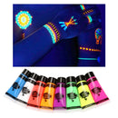Black Light Paint UV Neon Face & Body Paint Glow Paints (8Bottles 0.34 oz. Each)