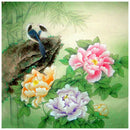 5D DIY Full Round Drill Diamond Painting Peony Art Cross Stitich for Decor