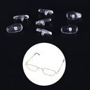 50 Pairs Screw-On Oval Silicone Nose Pads for Glasses Eyeglass New TO P bkTOCA