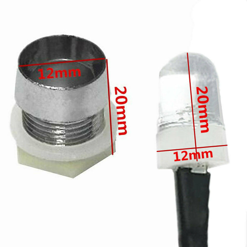 2 Red LED Lamp Set Red Night Light Headlamp Headlight for RC Traxxas HSP Redcat