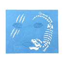 5 Pattern Soft Reusable Face Paint Stencil Halloween Make up Tattoo Template