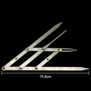 Reusable Eyebrow Tattoo Ruler Golden Ratio Permanent Symmetrical Calipe XEK