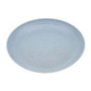 Outdoor Food Container Plate Camping Dish for Fruits Bread 20cm Blue