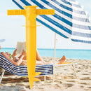 1PC Adjustable Sun Beach Umbrella Stand  Fishing  Parasol Ground Anchor Hol 3C