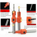 6Pcs Woodworking Step Drill Bit 2.8*8Mm-3.2*10Mm Countersunk Head Wood Tape
