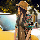 Women Summer Weave Sunhat European Fashion Sun Block Seaside Elegant Cap