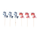 24pcs Animal Cake Toppers Jungle Safari Party Cupcake Birthday DecorationB Nw