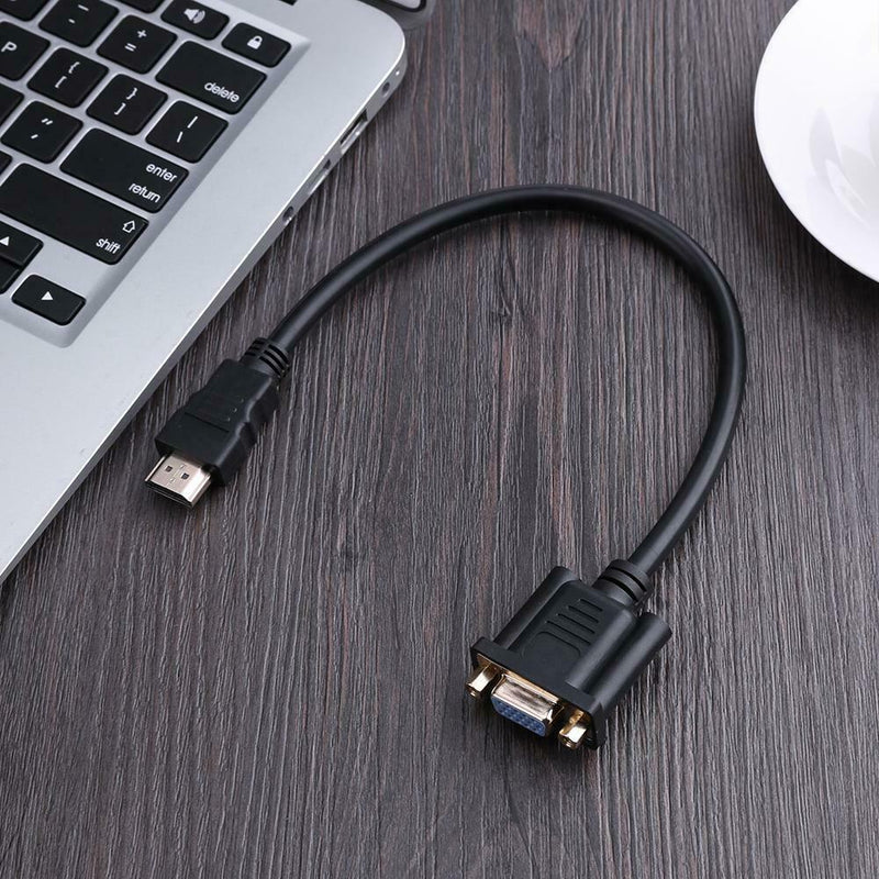 HDMI Male To VGA D-SUB 15 Female Video Adapter Converter Cable For HDTV