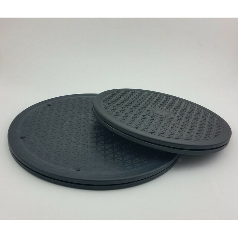 2 Pcs High Performance Turntables Exhibition Stand 360 Degrees 10 ''