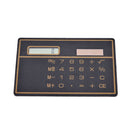 Mini Credit Card Solar Power Pocket Calculator Novelty Small Travel Compact 3c