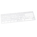Metal Hollow Bookmark Drawing Ruler Hand Account Notebook Album Graffiti