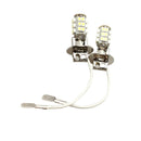 2 Pcs Fog Lights High Power Constant Current H3 Car LED Light White 28 Lamp A