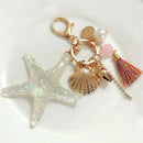 Cute Shell Key Chain Crystal Pendant Keyring Key chain Gift