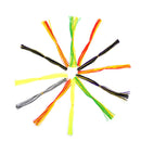 12 Bundles Fly Tying Rubber Threads Straps for Flies Lures Beard wire Making ~ï¼ˆ