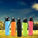Outdoor Collapsible Travel Silicone Telescopic Kettle Sports Water Bottle H