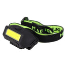 Outdoor Night Climbing COB LED Hat Clip Lights Black Headlight USB Charging Lamp