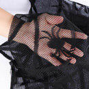 Halloween Party Decoration Spiderweb Tablecloth Black Lace Table Covers for E8R1