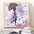 5D DIY Special Shaped Diamond Painting Flowers Fairy Cross Stitch Mosaic