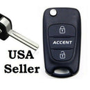 Compact Replacement Remote Portable Key Case Shell-Protective for Hyundai Accent