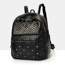 New Washed Leather Rivet Shoulder Bag Korean Leisure Travel Bag College Win