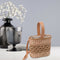 Summer Handmade Woven Women Rattan Shoulder Bags Beach Weave Straw Handbags A
