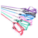 Pet Dog Puppy Cat Kitty Nylon Harness Leash Lead Embroidery O4D8