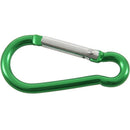 Aluminum Carabiner Camp Snap Hook Keychain Hiking - Green N2P2