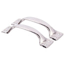 2 Pcs Wardrobe Gates Windows Metal Handles Pull 10.2 cm Length Q8B1