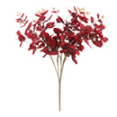 19inch Artificial Eucalyptus Leaves Branch Silk Leaves Green Wedding Decor Red
