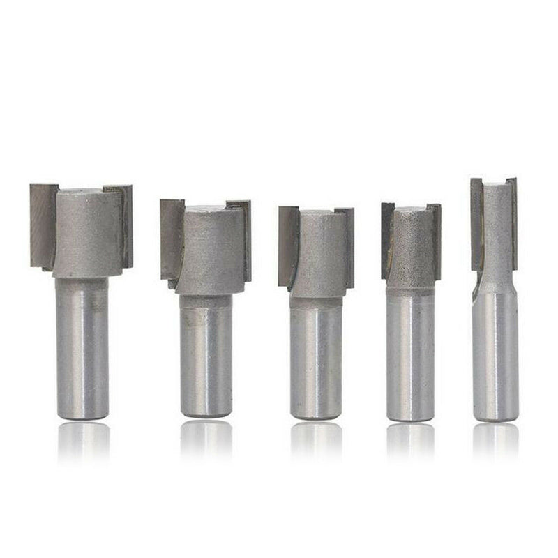 1/2" Single Flute Straight Router Bit Cutter Carpenter Woodworking 1/4*3/16
