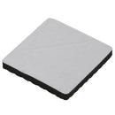 4 Pcs Square Shaped Black Nonslip Foam Adhesive Pad Mat for Furniture L7S3