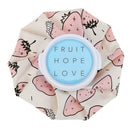 Cold Hot Water Bag Reusable Ice Bag Cup Therapy Pain Relief (Strawberry)