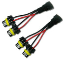 2x 9005 9006 Splitter Wires for Quad/Dual Projector High Beam Headlight Re WPN