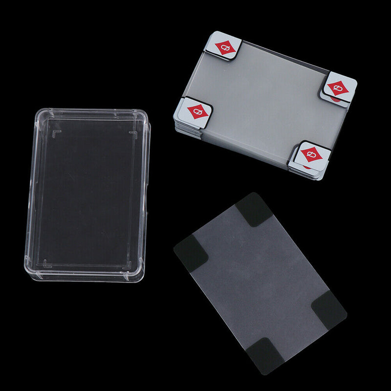 Transparent Waterproof PVC Poker Playing Cards Plastic Crystal Gift FT