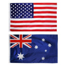 2 Pieces American USA Australia National Flag Large Banner 150x90cm /