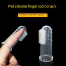 Pets Finger Toothbrush for Dog Cat Clear Silicone Tooth Hygiene Brushes