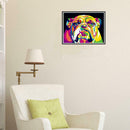 5D DIY Diamond Painting Colorful Dog Cross Stitch Embroidery Mosaic Kits