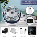 Desk Fan Small Table Fan With Strong Airflow Ultra Quiet Portable Fan Speed Z3L5